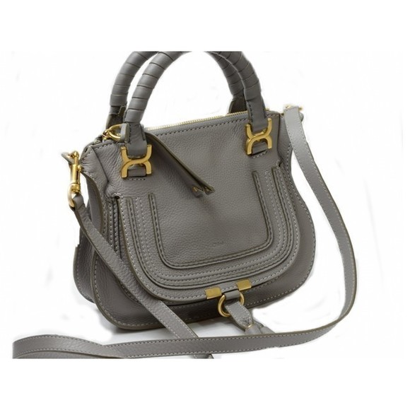 Chloe Shoulder Marcie Gray Bag - Picture 1 of 1